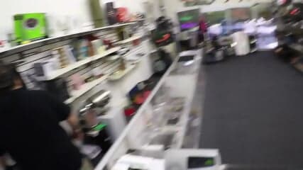 Big Tiddy Black Chick Fucked In Pawn Shop
