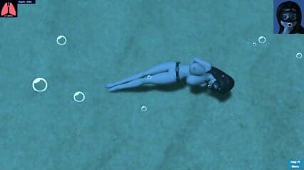 Underwater/scuba Peril Gameplay from a hentai game