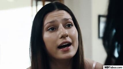 PURE TABOO Step Uncle Makes Stepmom & Stepdaughter Happy - Krissy Lynn, Kamryn Jade