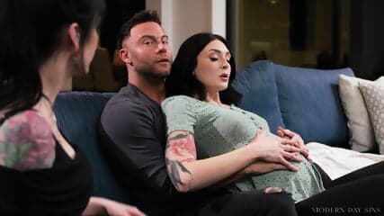 Anna De Ville, Charlotte Sins - Pregnant Couples Depraved Cravings [2160p]