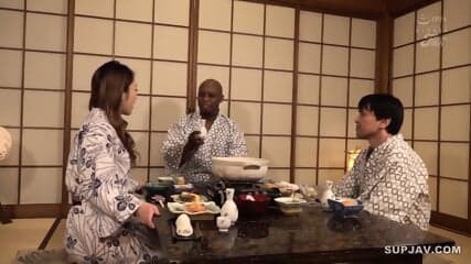 A Black Room And A Rainy Day At A Travel Destination Decamar NTR Ryokan Ayane
