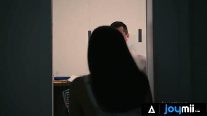 JOYMII - Gorgeous Busty Girl Gina Ferocious Rides A Big Cock With Her Tight Wet Pussy