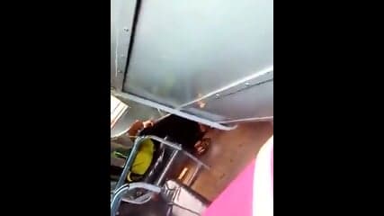Indian horny man masturbating at public transport in front of woman