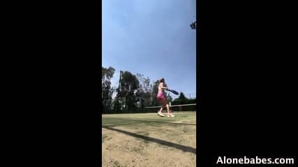 i Record MY Paddle Tennis Training for my EX-BOYFRIEND🔥🥵_PinaXpress_