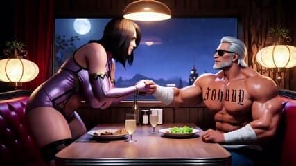 Mileena x Johnny Cage — FAT.ALITY: Love, Burgers & Burned Calories | AI Generated