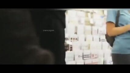 encoxada dickflash grope candid cum