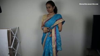 South Indian Tamil step-MOM and step-SON alone in room