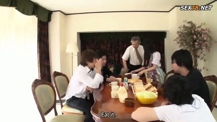 English Subtitle a healthy younger sister who takes care of her family, has continuous sex all day long from morning till night.