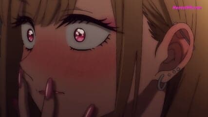 Kitagawa Marin's Tight Pussy Gets Pounded by Gojo's Virgin Cock - Anime