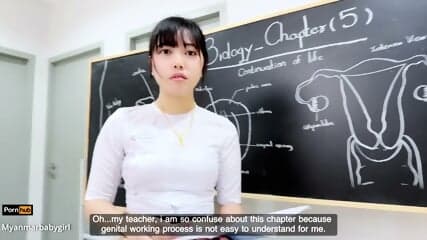 Hot Asian Teacher POV Creampie – Amateur Hardcore English Sub