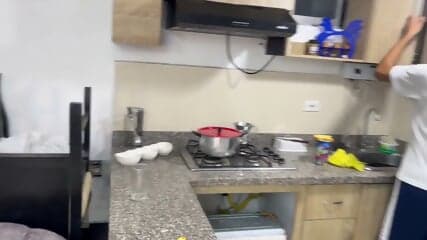 GABRIELAFoxx - I give her the best fuck of her life in the kitchen