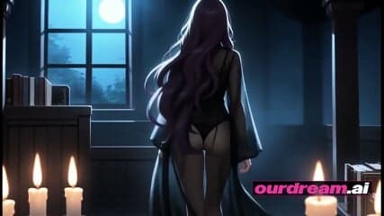 Ourdream Hentai | Magical Anime Night With Fluidity In Her Witch Tower