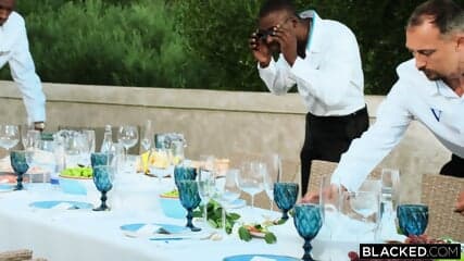 Wedding Crashers  Interracial Threesome