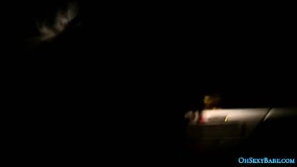 POV Public Blowjob - Cute Sluty Teen and her Deep Throat at roadside